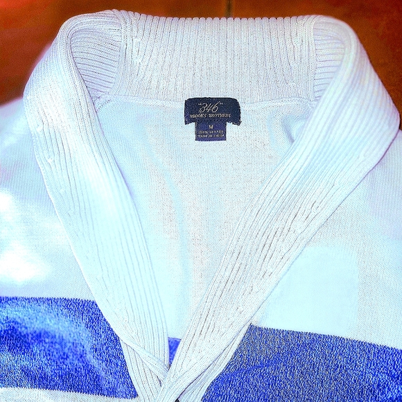 Brooks brother shawl collar button up cardigan - Picture 2 of 6